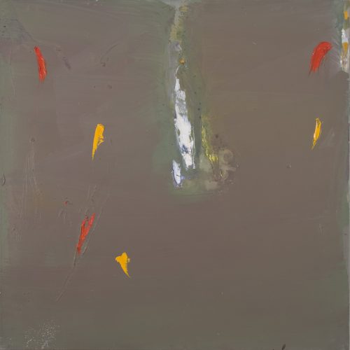 Olivier Debré: "Ocre foncé aux taches noires", 1995-1998 © Ludwig Museum Koblenz, VG Bild-Kunst, Bonn 2024