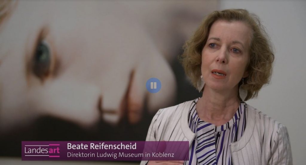Screenshot, SWR Landesart Beitrag vom 18.04.2021, Beate Reifenscheid (C) SWR RP