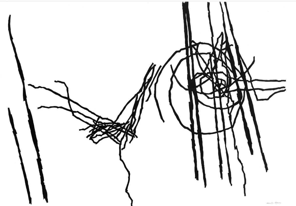 Danielle Sheinman: UNTITLED (9/11 SERIES), 2005 GRAPHIT AUF LEINWAND | GRAPHITE ON CANVAS 200 x 300 CM
